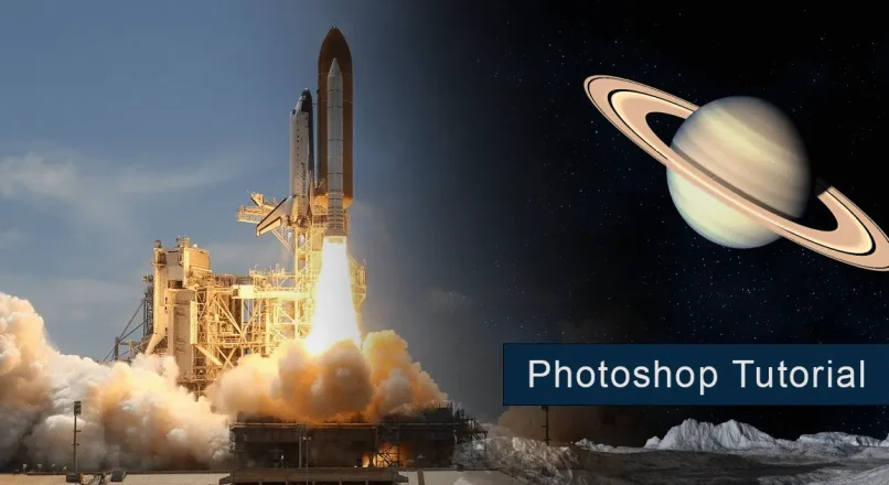 Blend two images together in Photoshop
