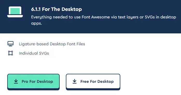 fontawesome with photoshop